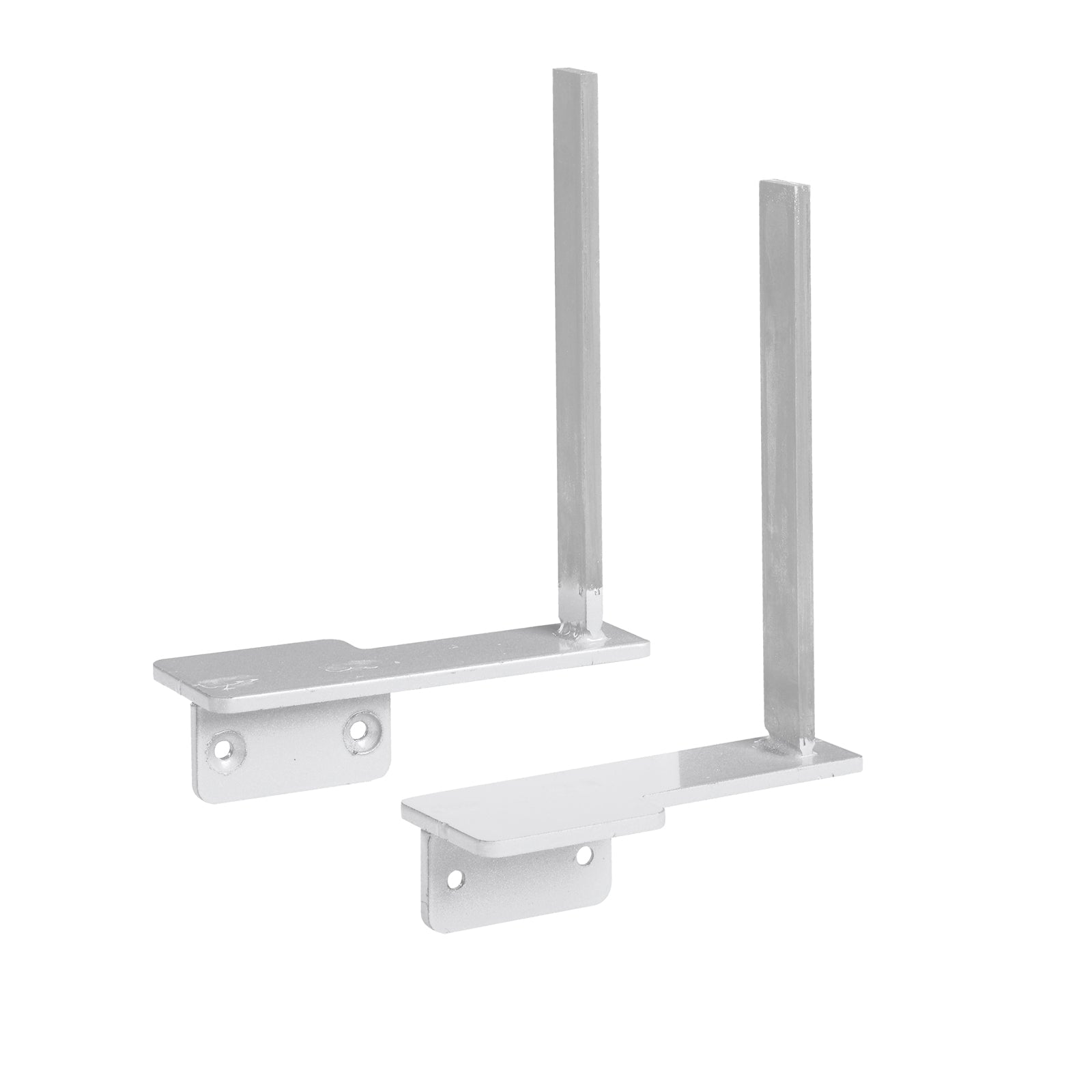 Aluminium framed screen brackets - return (pair)