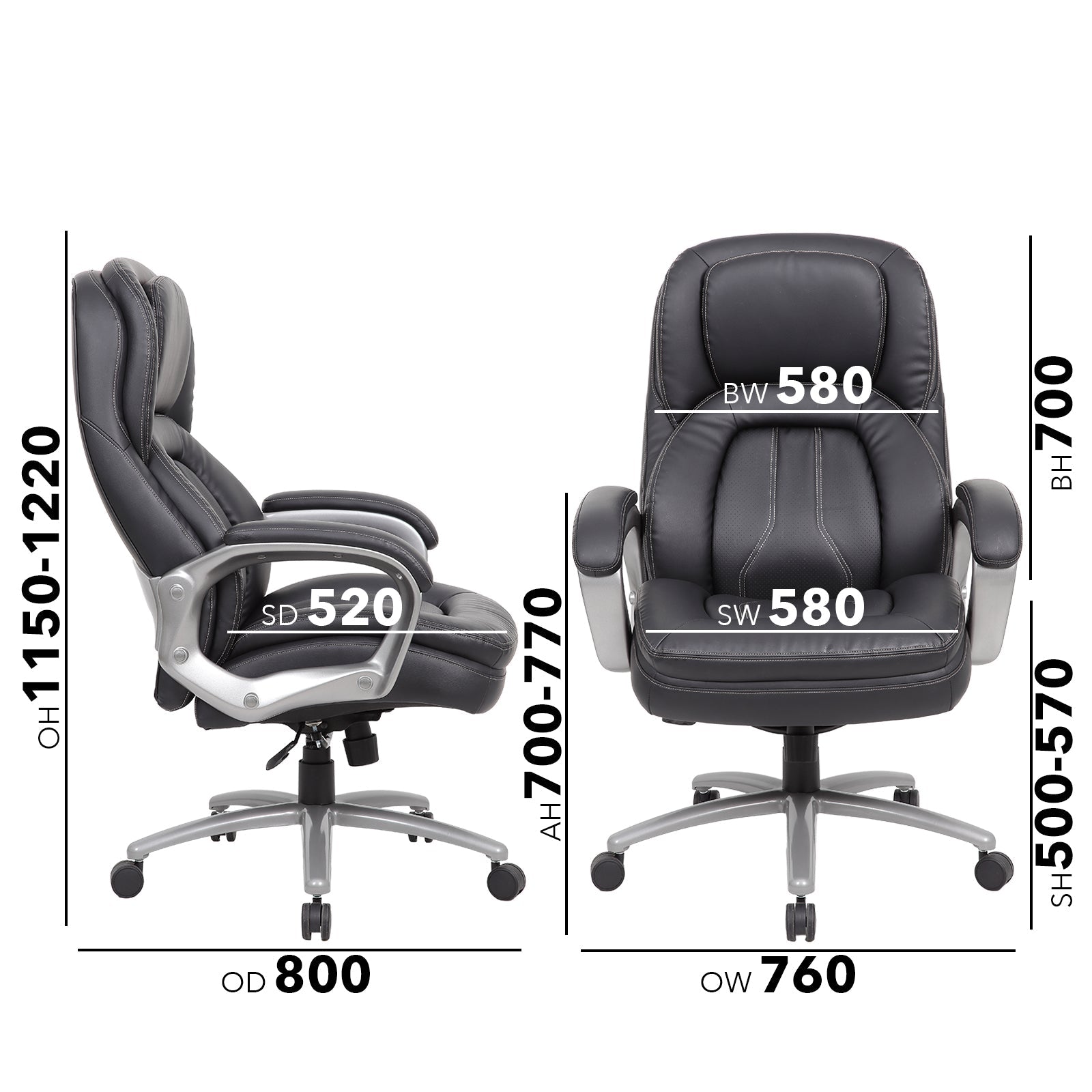 Atlas bariatric executive chair