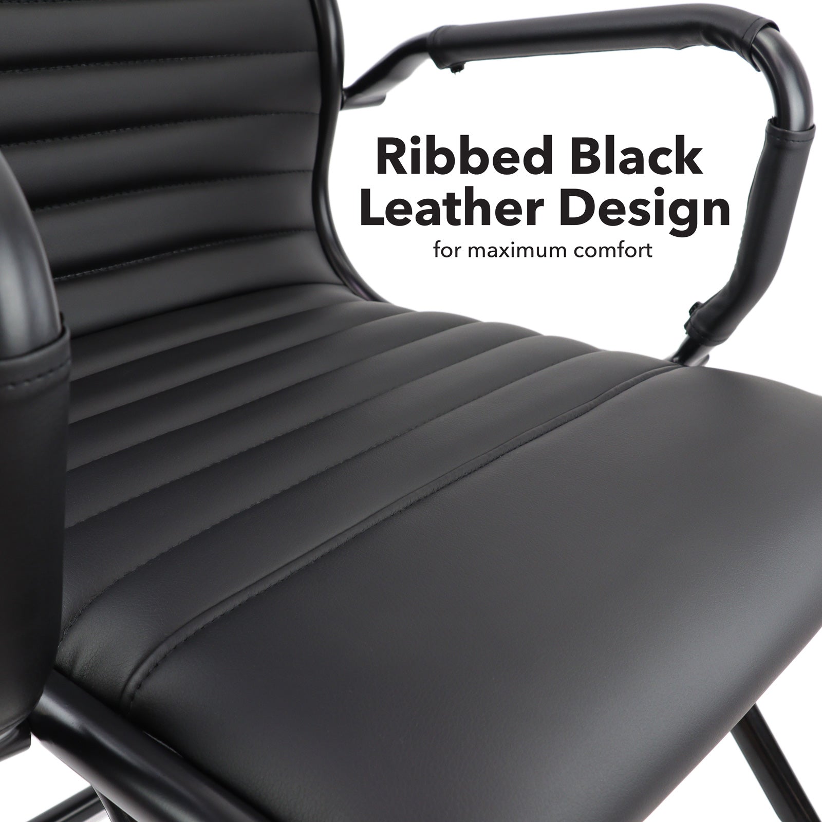 Bari executive visitors chair black frame