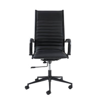 Bari high back executive chair black frame