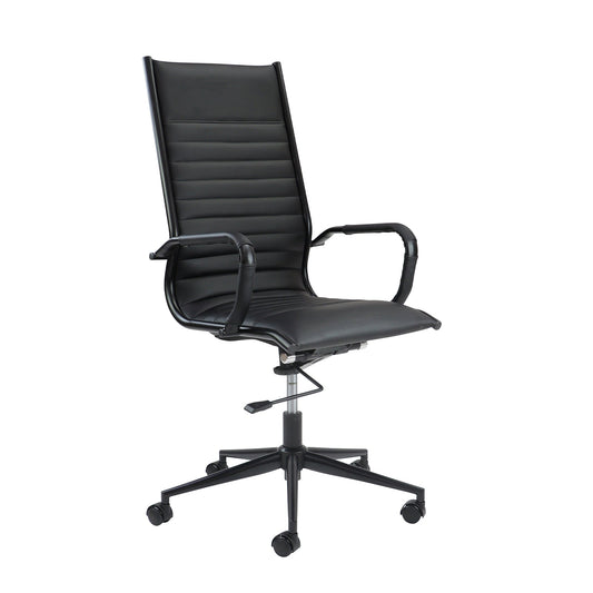 Bari high back executive chair black frame