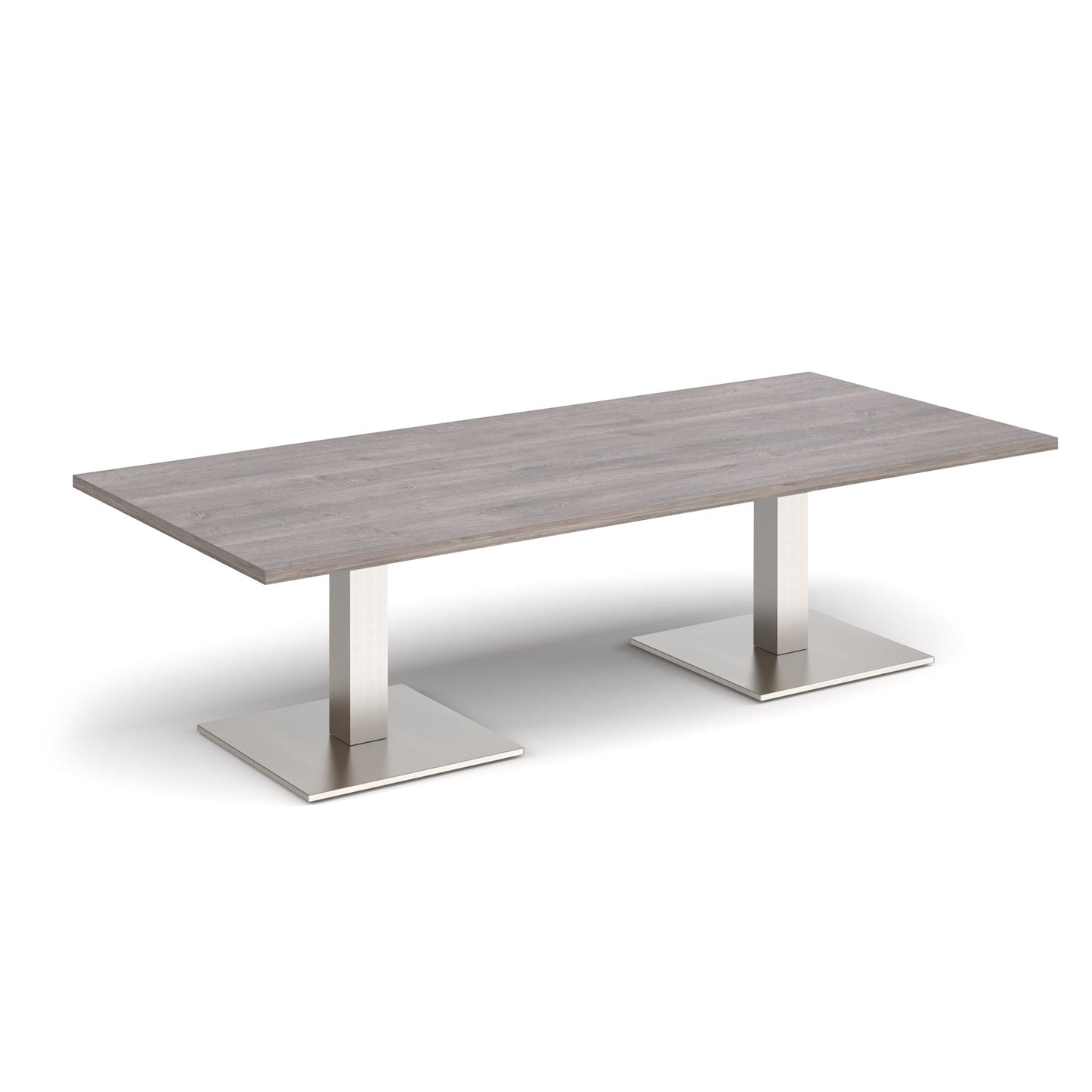 Brescia rectangular coffee table with square bases