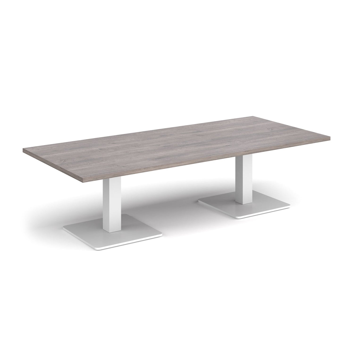 Brescia rectangular coffee table with square bases