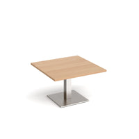Brescia square coffee table with flat square base