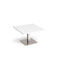 Brescia square coffee table with flat square base