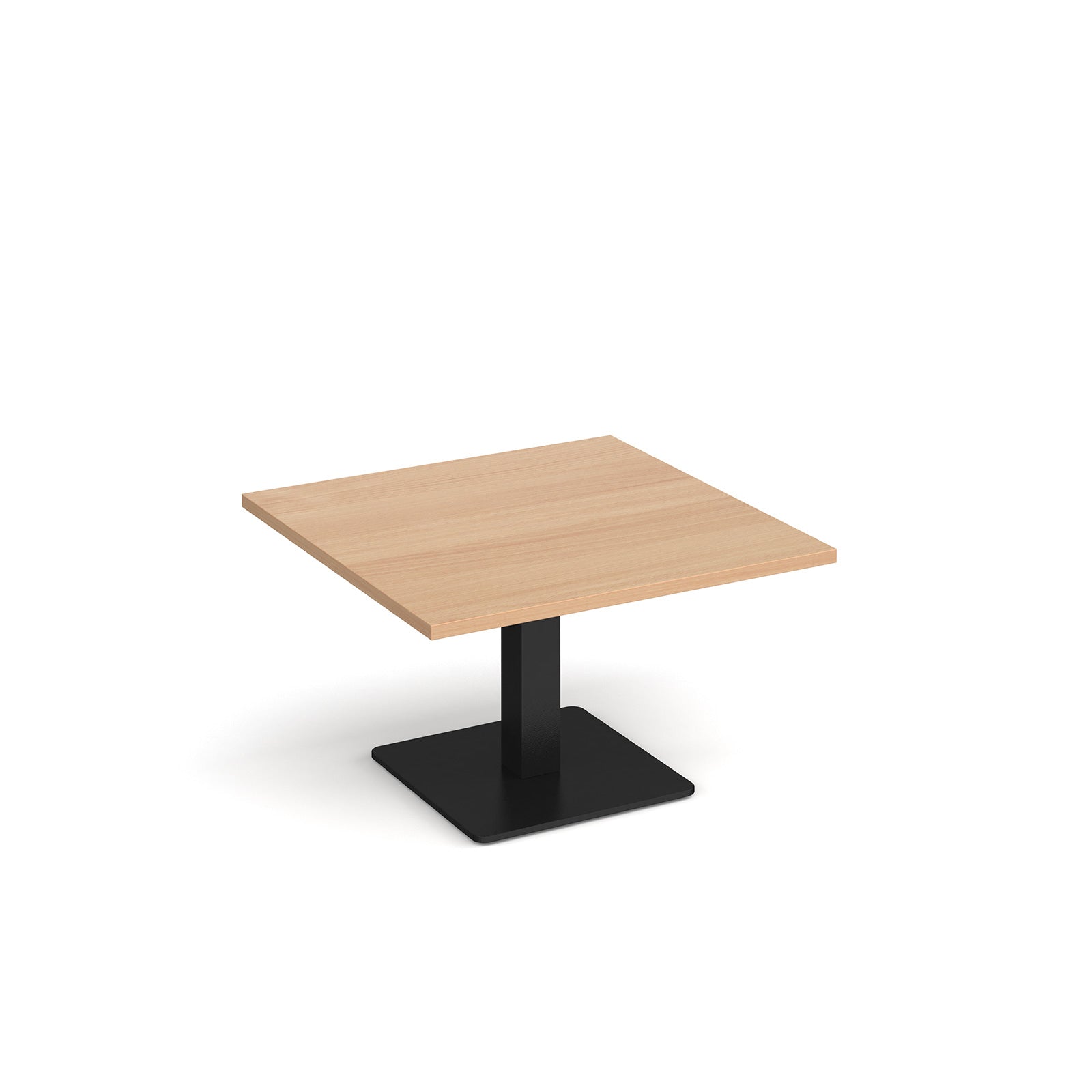 Brescia square coffee table with flat square base