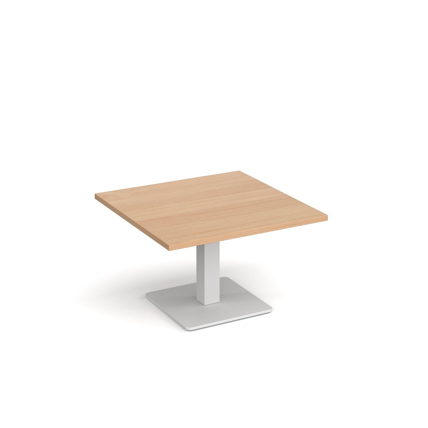Brescia square coffee table with flat square base