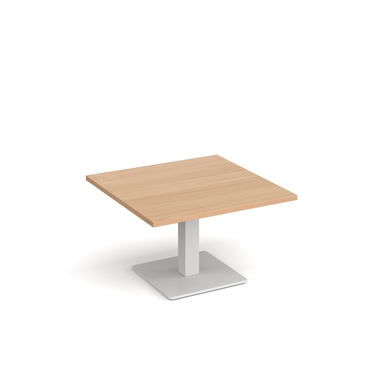 Brescia square coffee table with flat square base