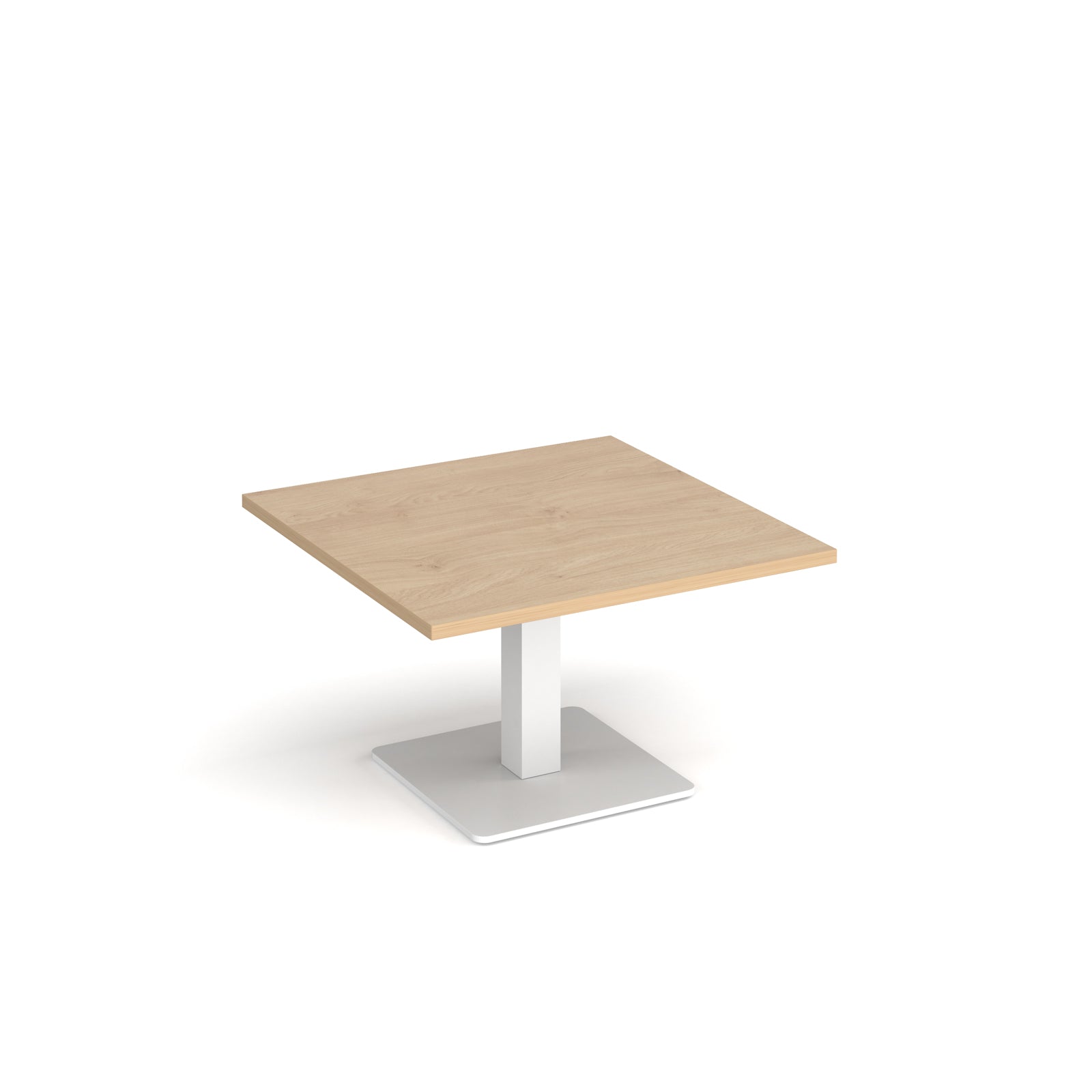 Brescia square coffee table with flat square base