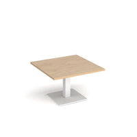Brescia square coffee table with flat square base