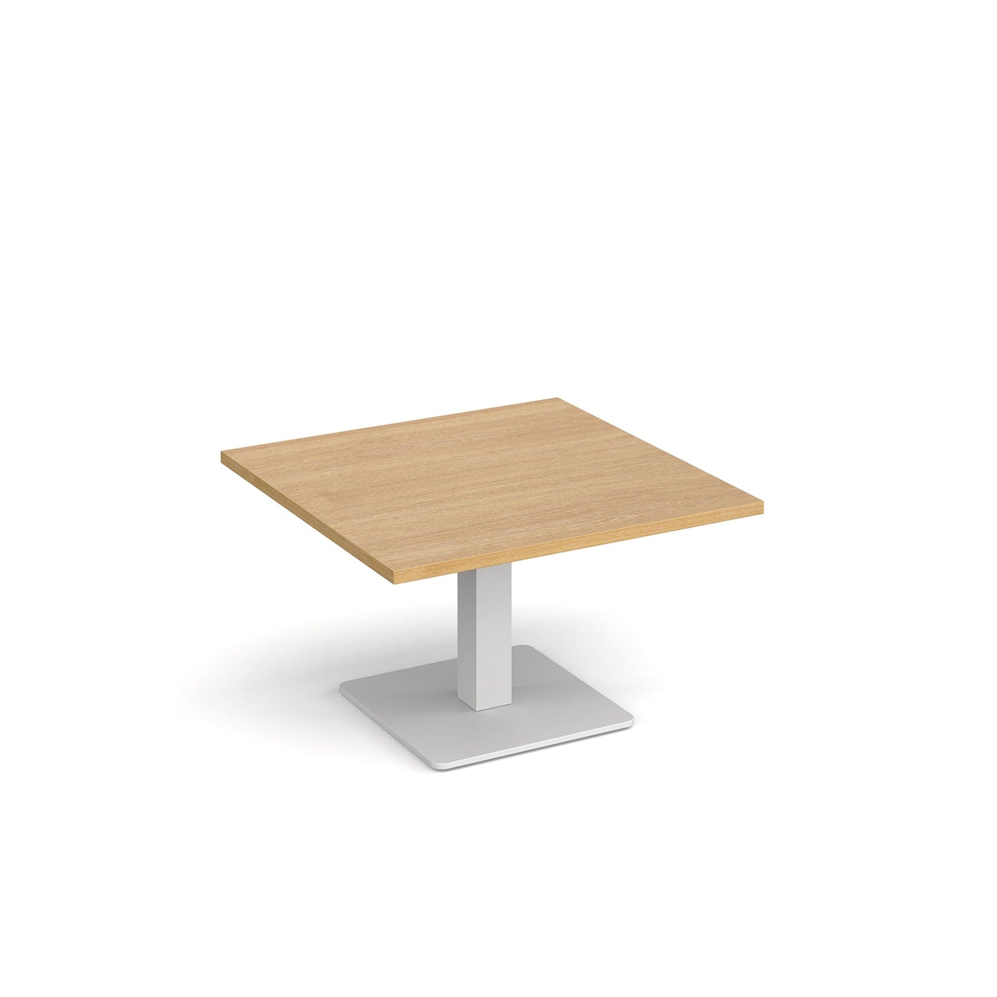 Brescia square coffee table with flat square base