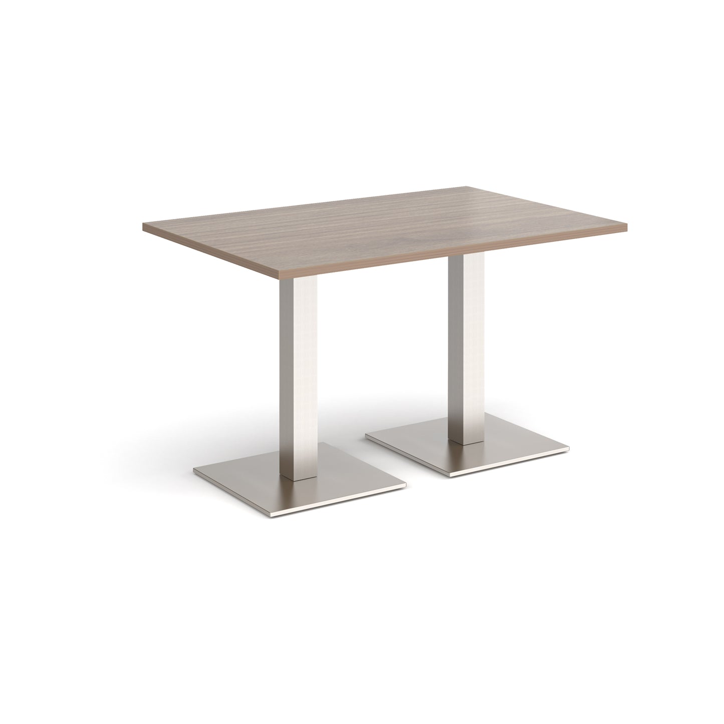 Brescia rectangular dining table with square bases