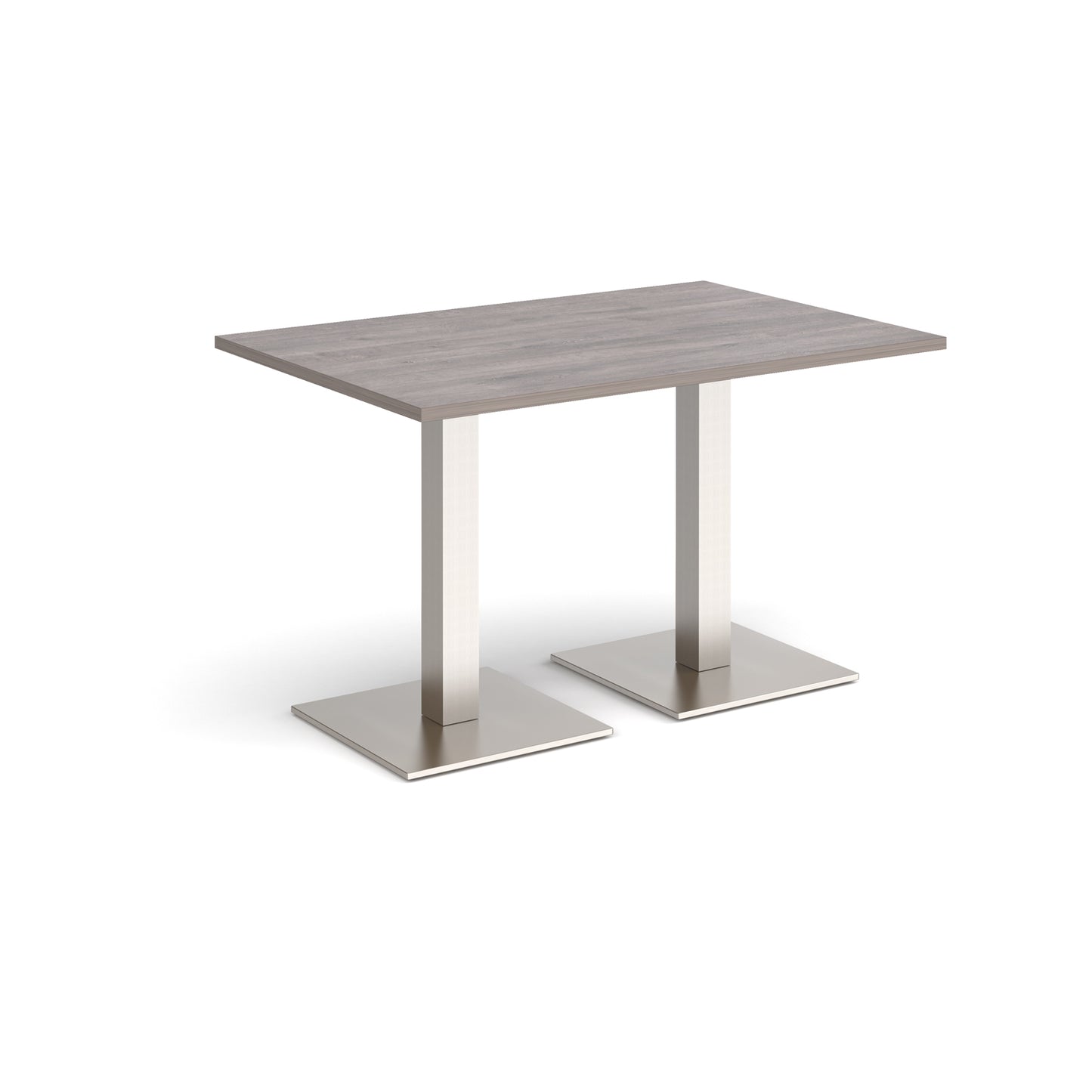 Brescia rectangular dining table with square bases