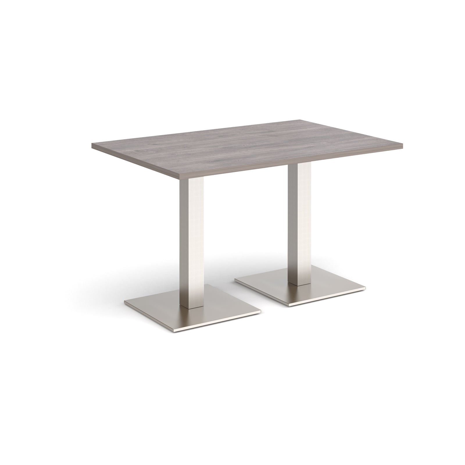 Brescia rectangular dining table with square bases
