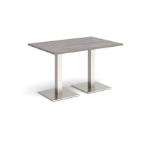 Brescia rectangular dining table with square bases