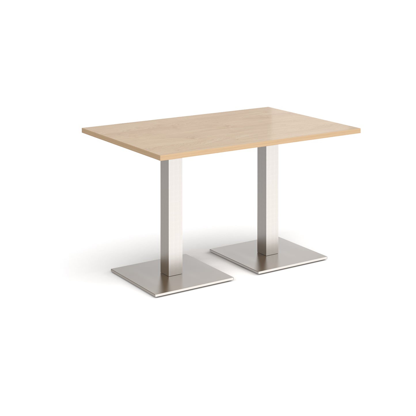 Brescia rectangular dining table with square bases