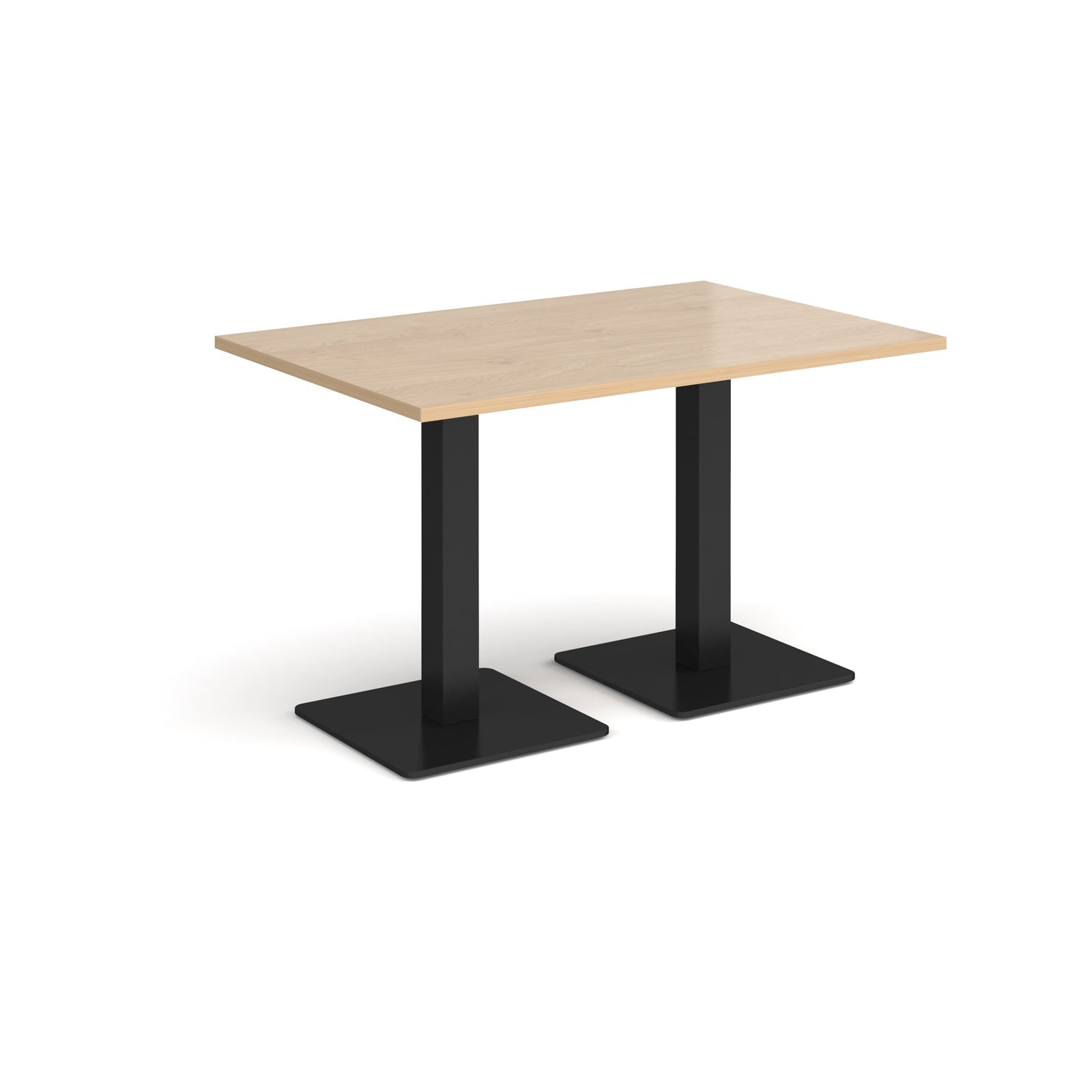 Brescia rectangular dining table with square bases