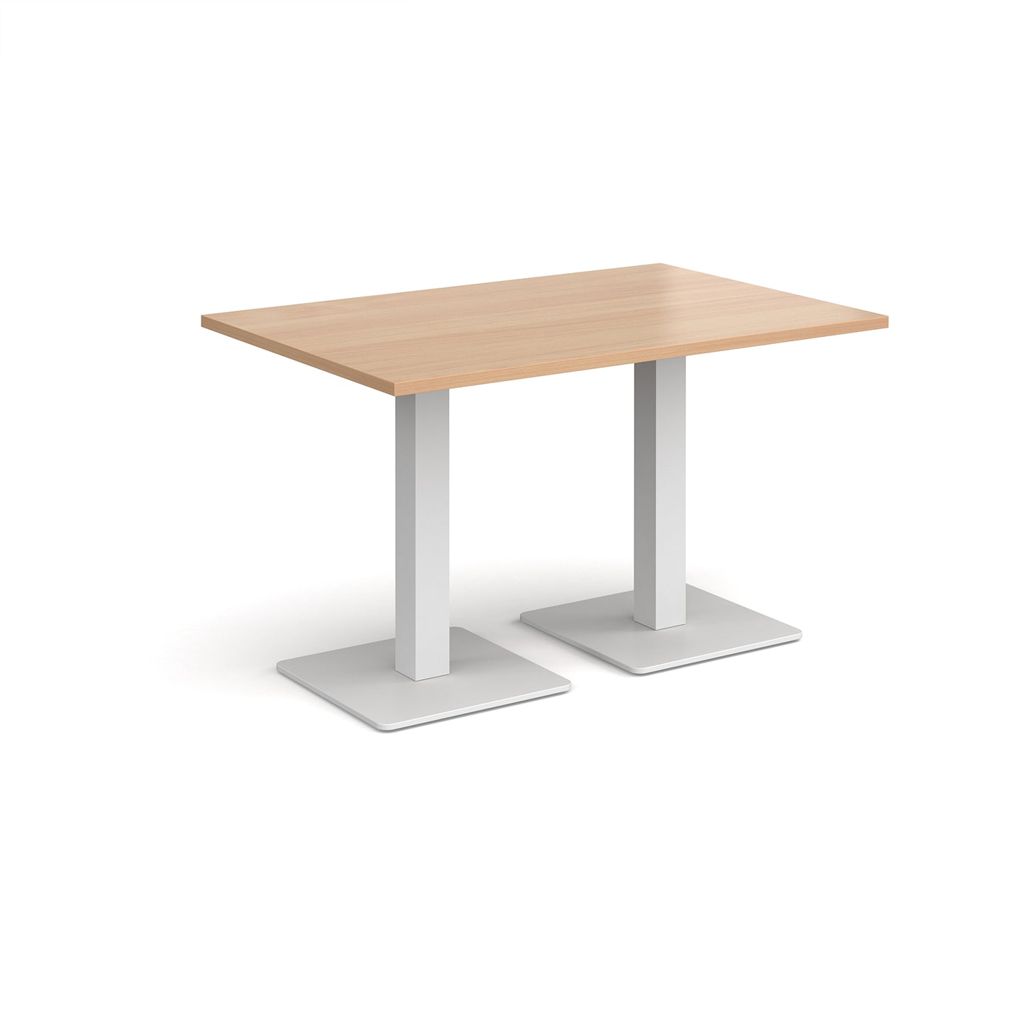 Brescia rectangular dining table with square bases