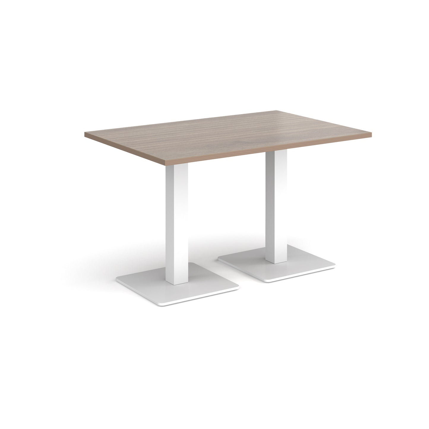 Brescia rectangular dining table with square bases