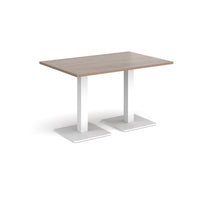 Brescia rectangular dining table with square bases