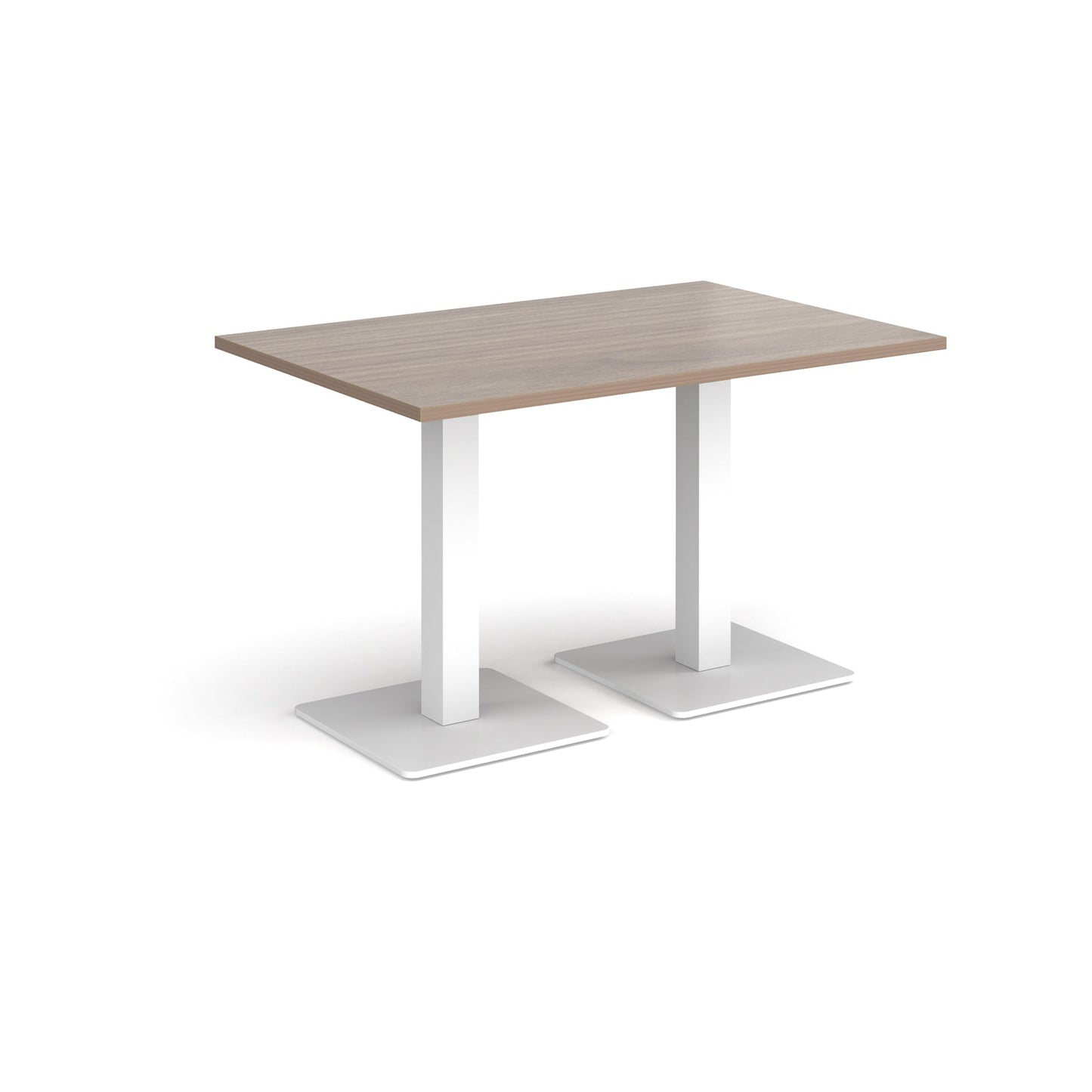 Brescia rectangular dining table with square bases
