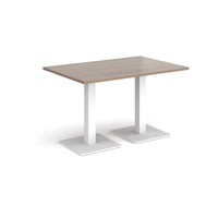 Brescia rectangular dining table with square bases