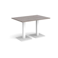 Brescia rectangular dining table with square bases