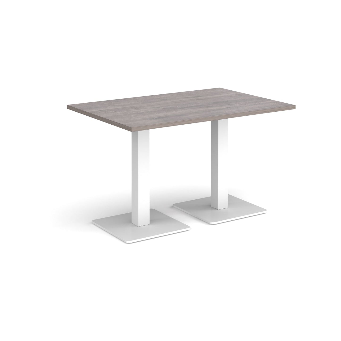 Brescia rectangular dining table with square bases