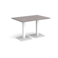 Brescia rectangular dining table with square bases