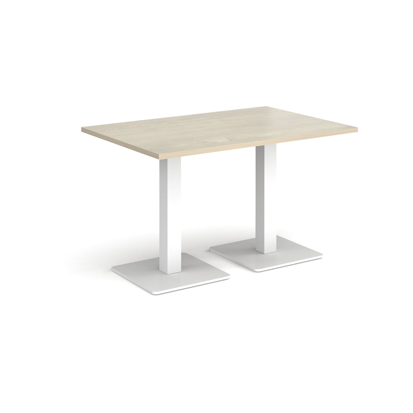 Brescia rectangular dining table with square bases