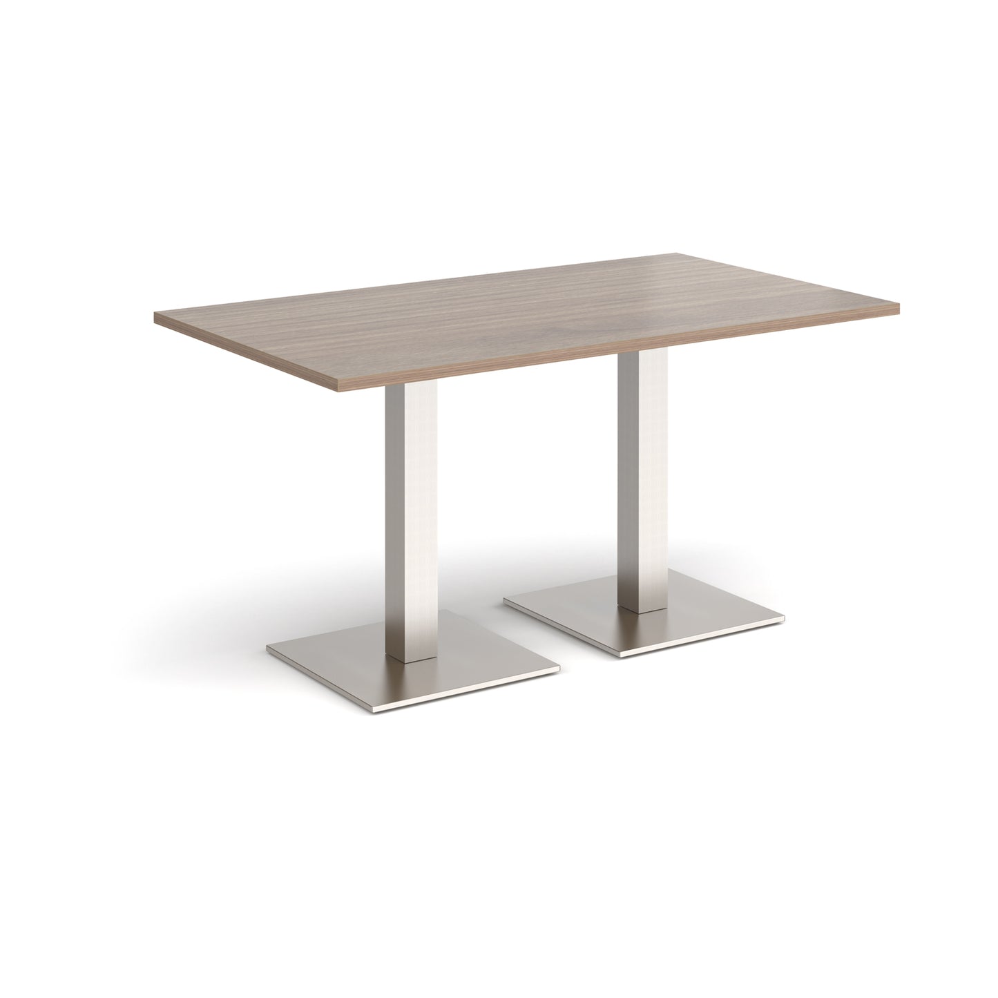 Brescia rectangular dining table with square bases