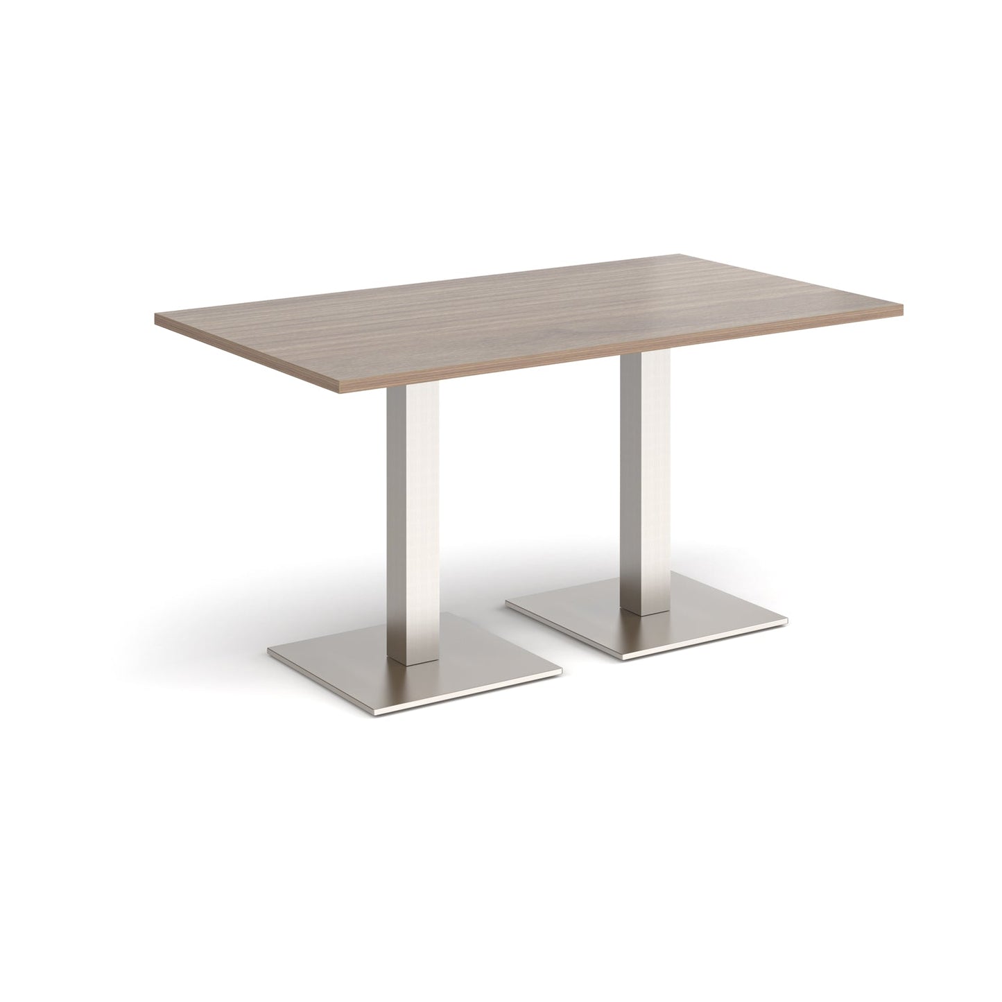 Brescia rectangular dining table with square bases