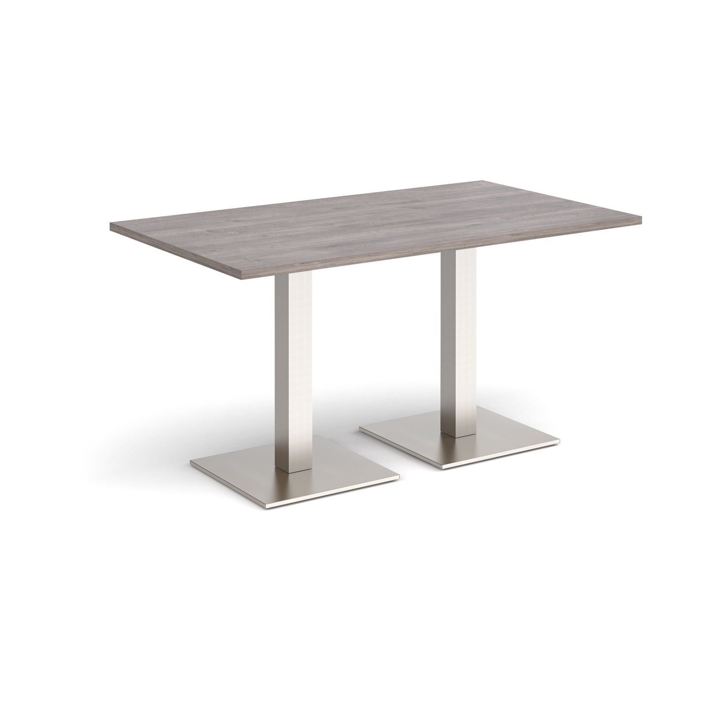 Brescia rectangular dining table with square bases