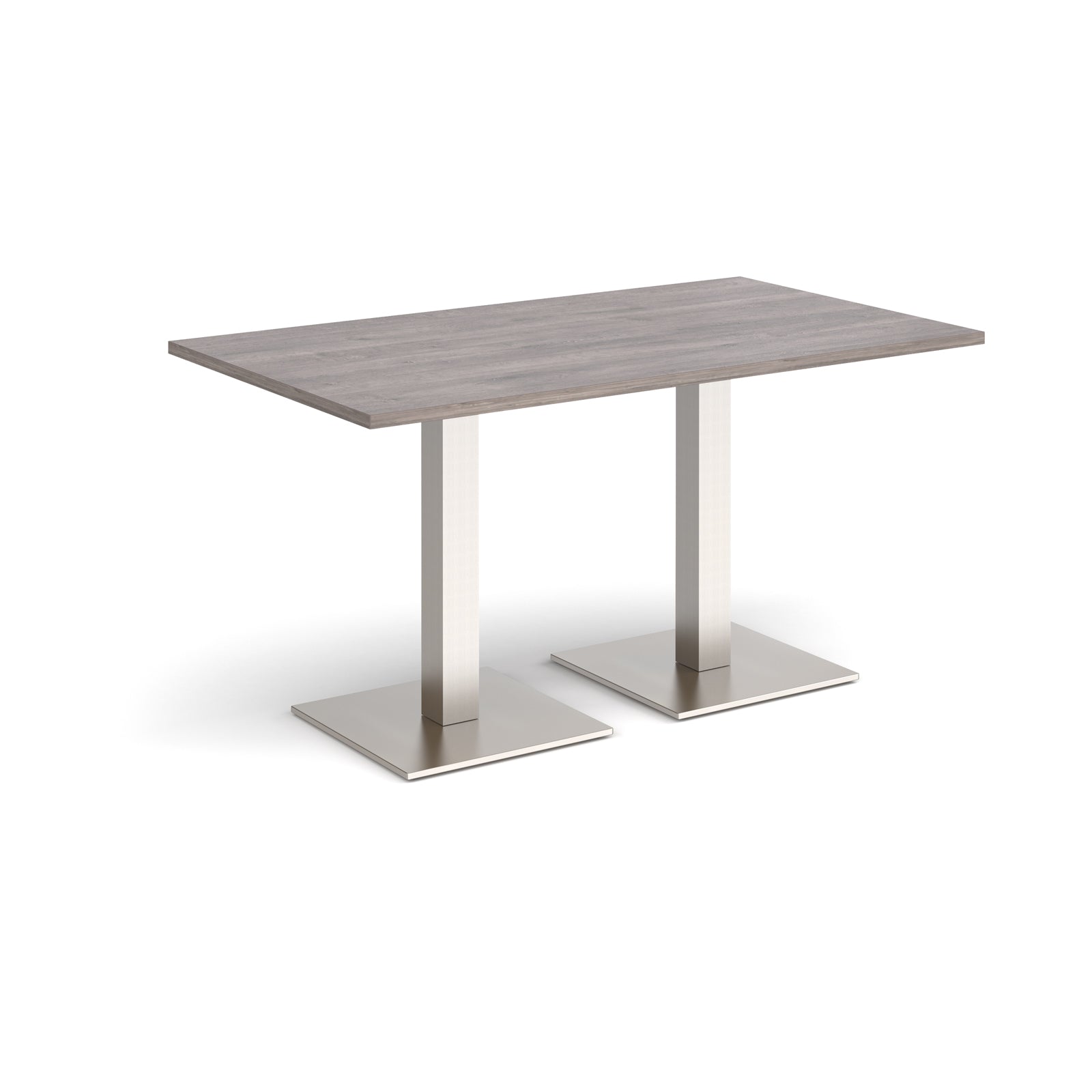Brescia rectangular dining table with square bases