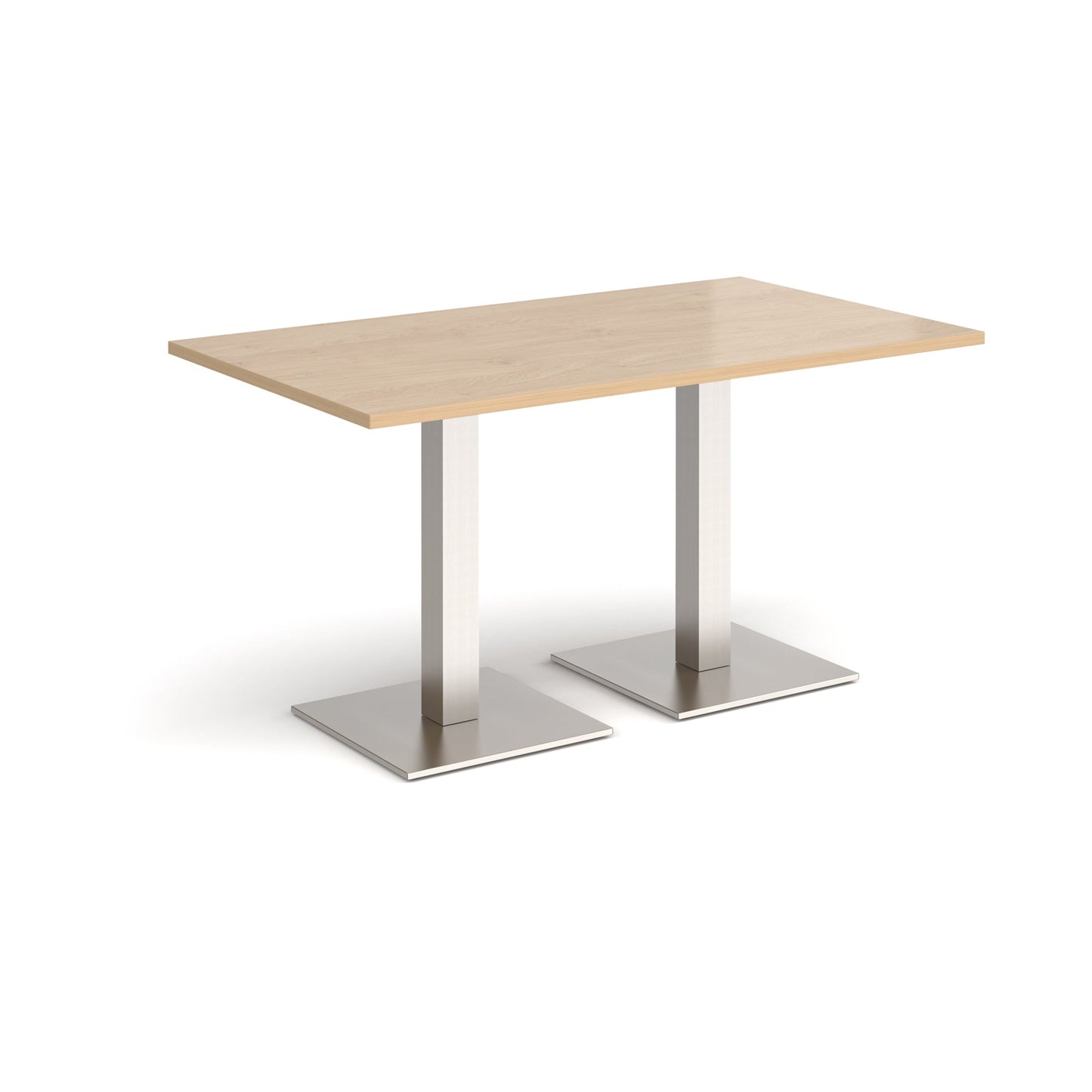 Brescia rectangular dining table with square bases