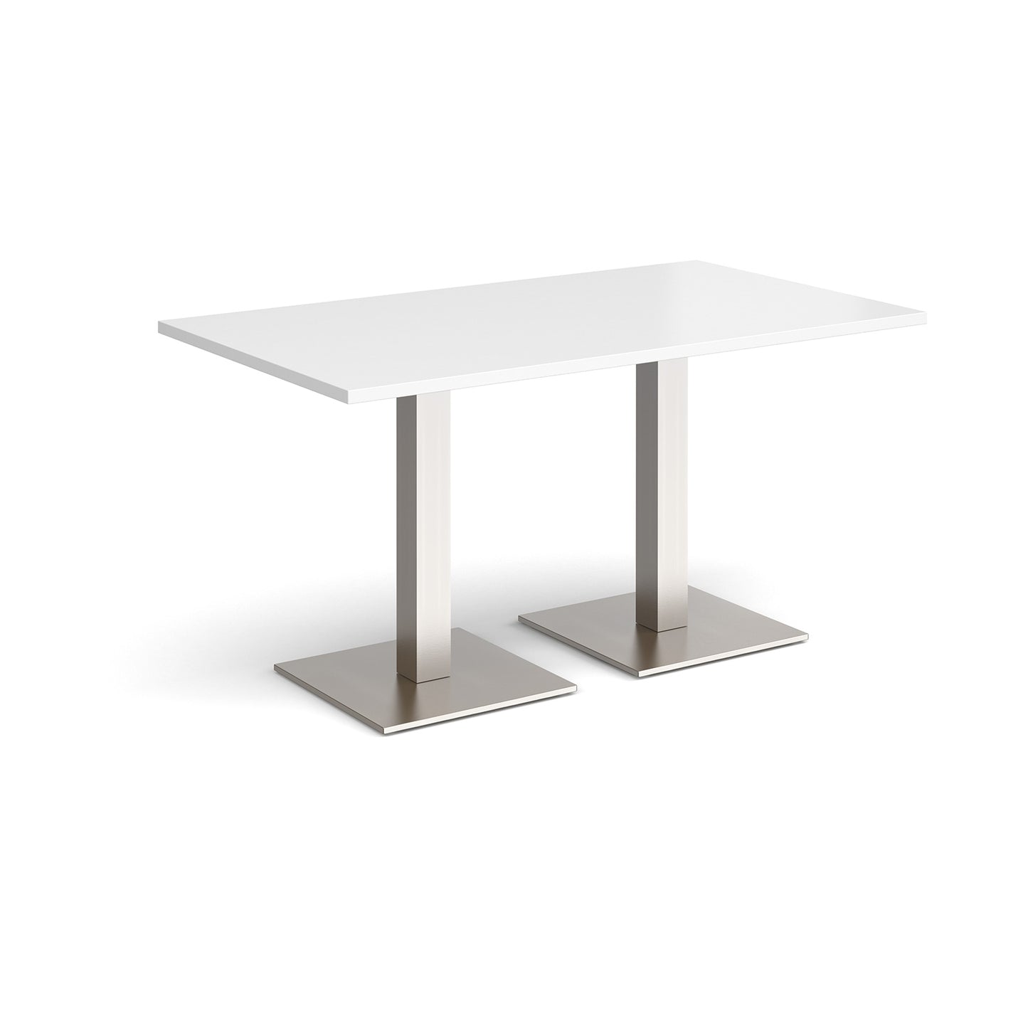 Brescia rectangular dining table with square bases