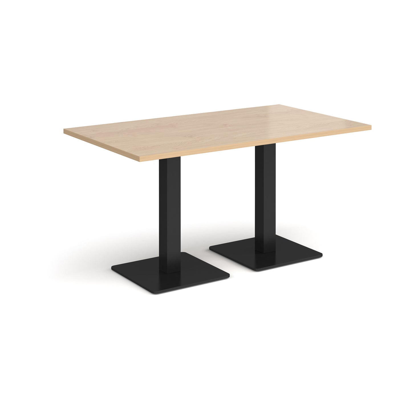 Brescia rectangular dining table with square bases