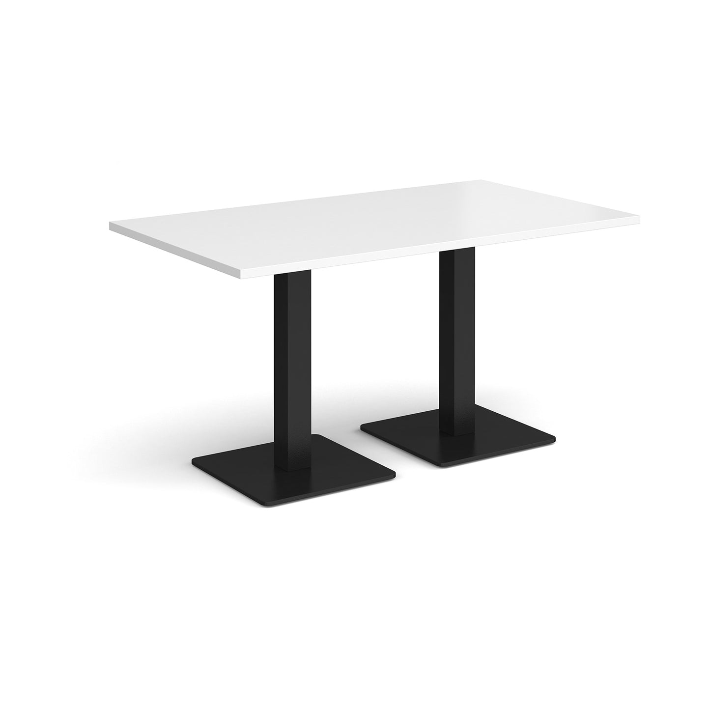 Brescia rectangular dining table with square bases