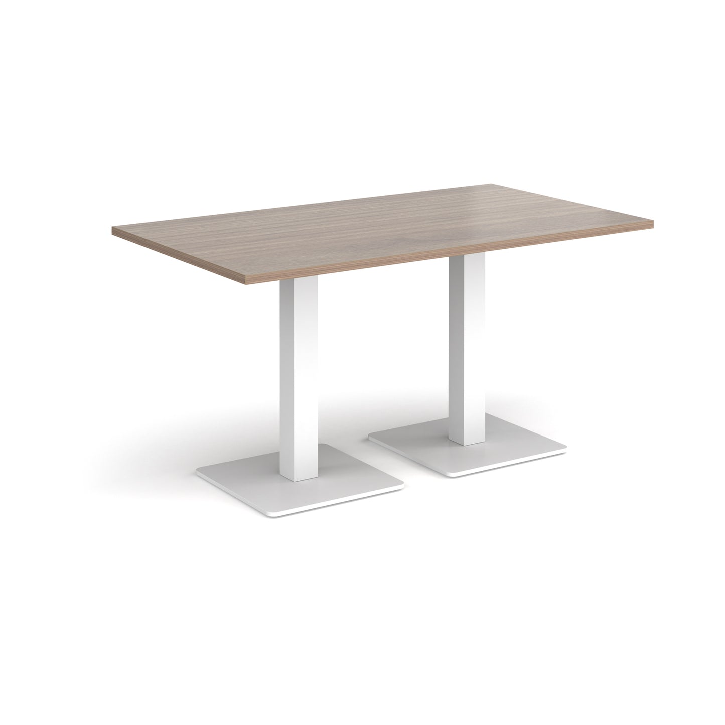 Brescia rectangular dining table with square bases