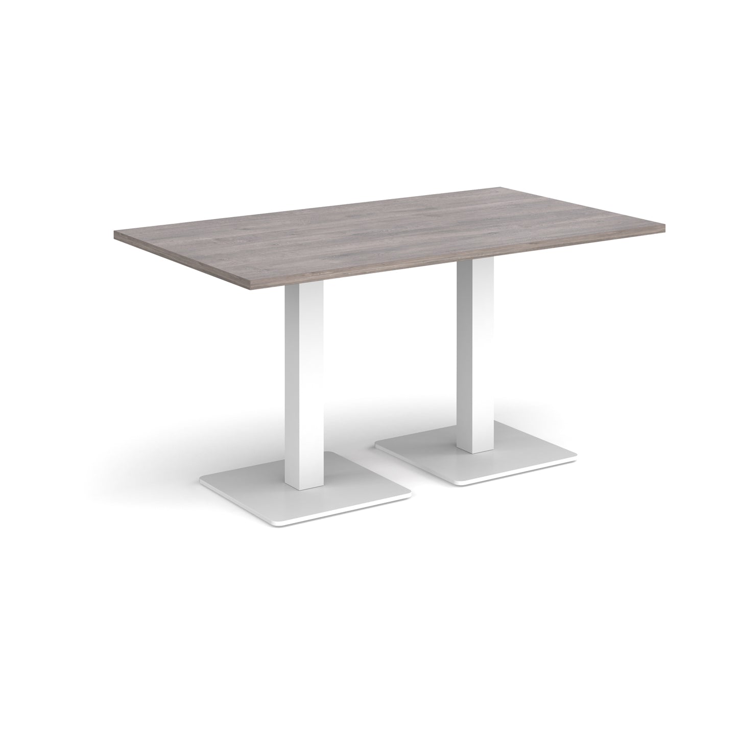 Brescia rectangular dining table with square bases