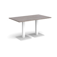Brescia rectangular dining table with square bases