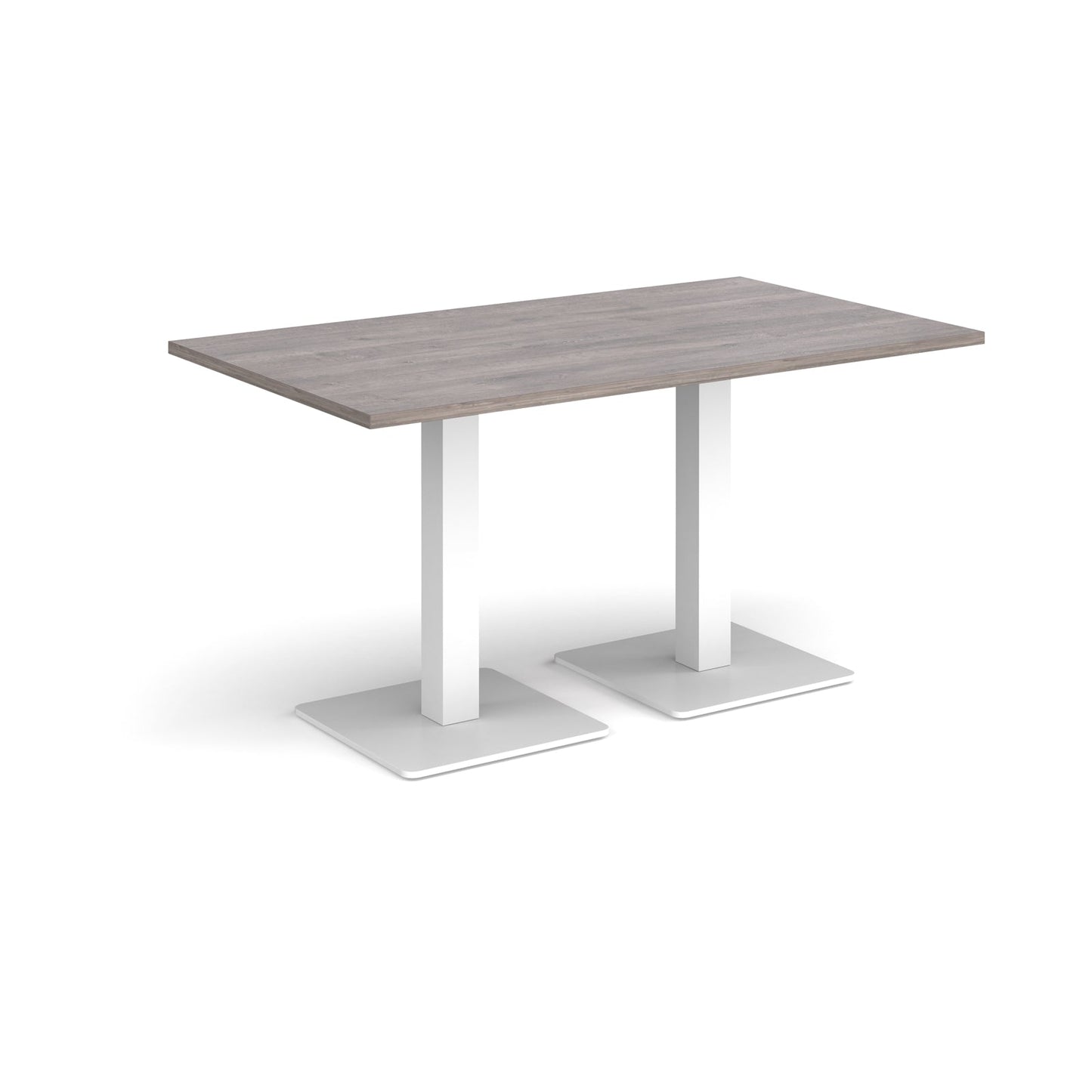 Brescia rectangular dining table with square bases