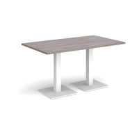 Brescia rectangular dining table with square bases