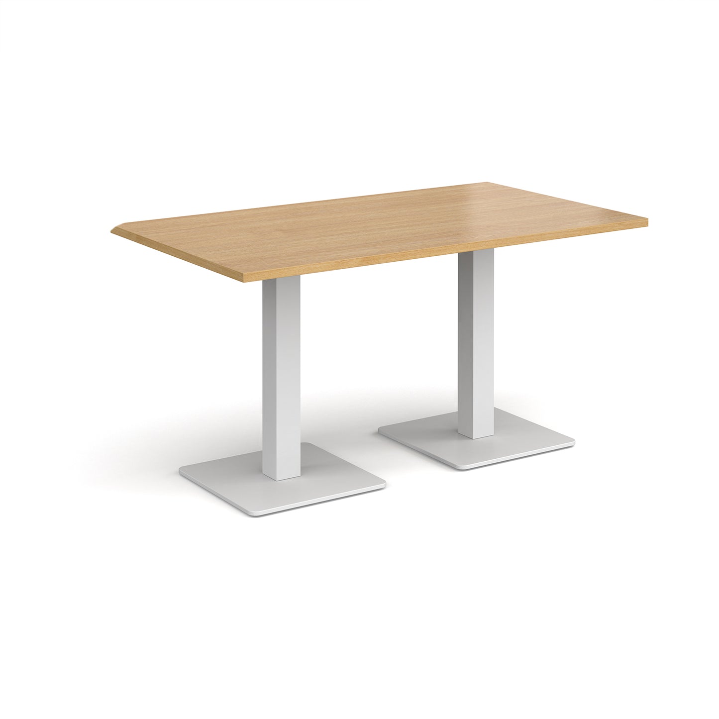 Brescia rectangular dining table with square bases