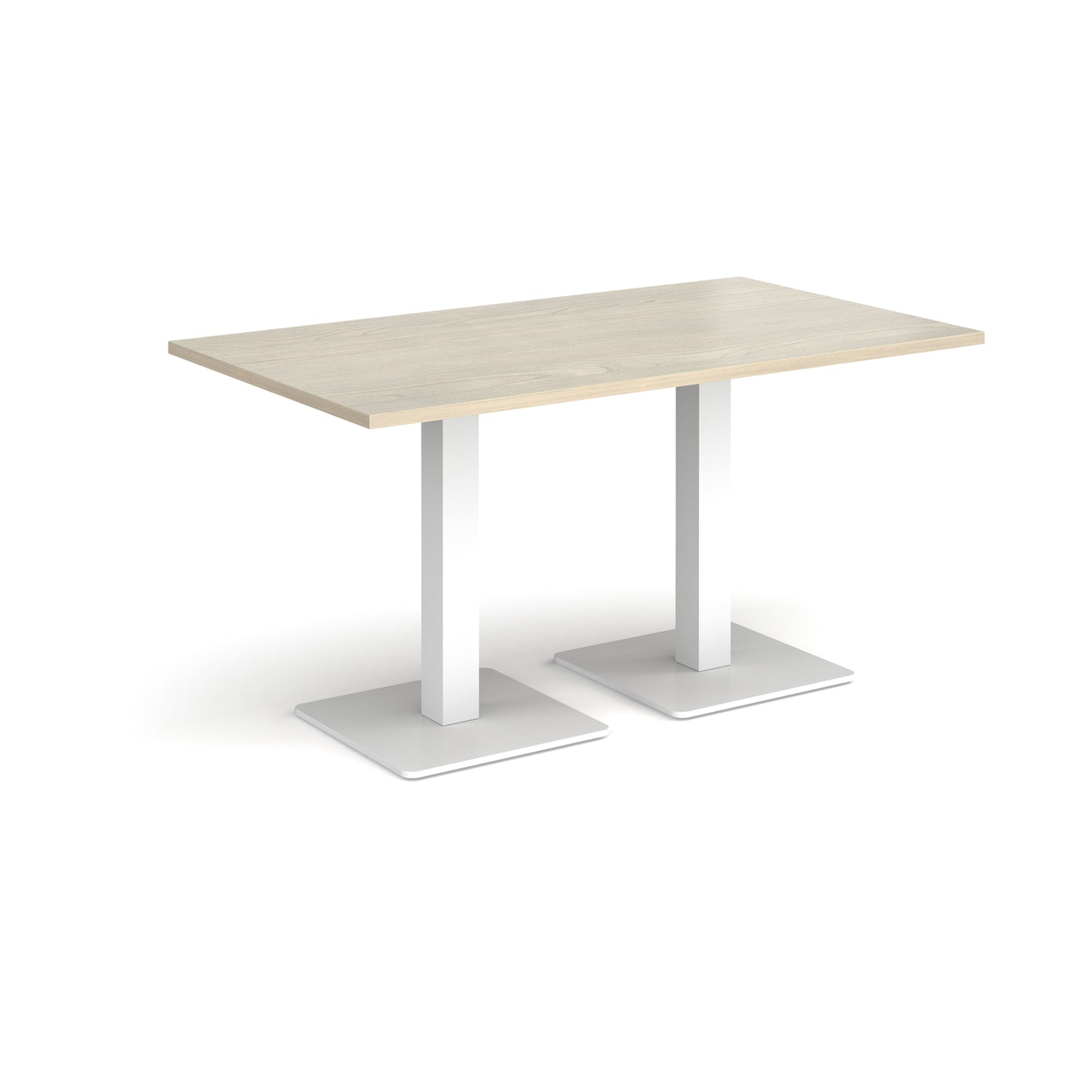 Brescia rectangular dining table with square bases
