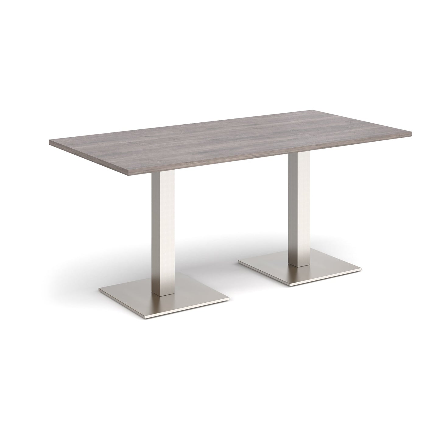 Brescia rectangular dining table with square bases