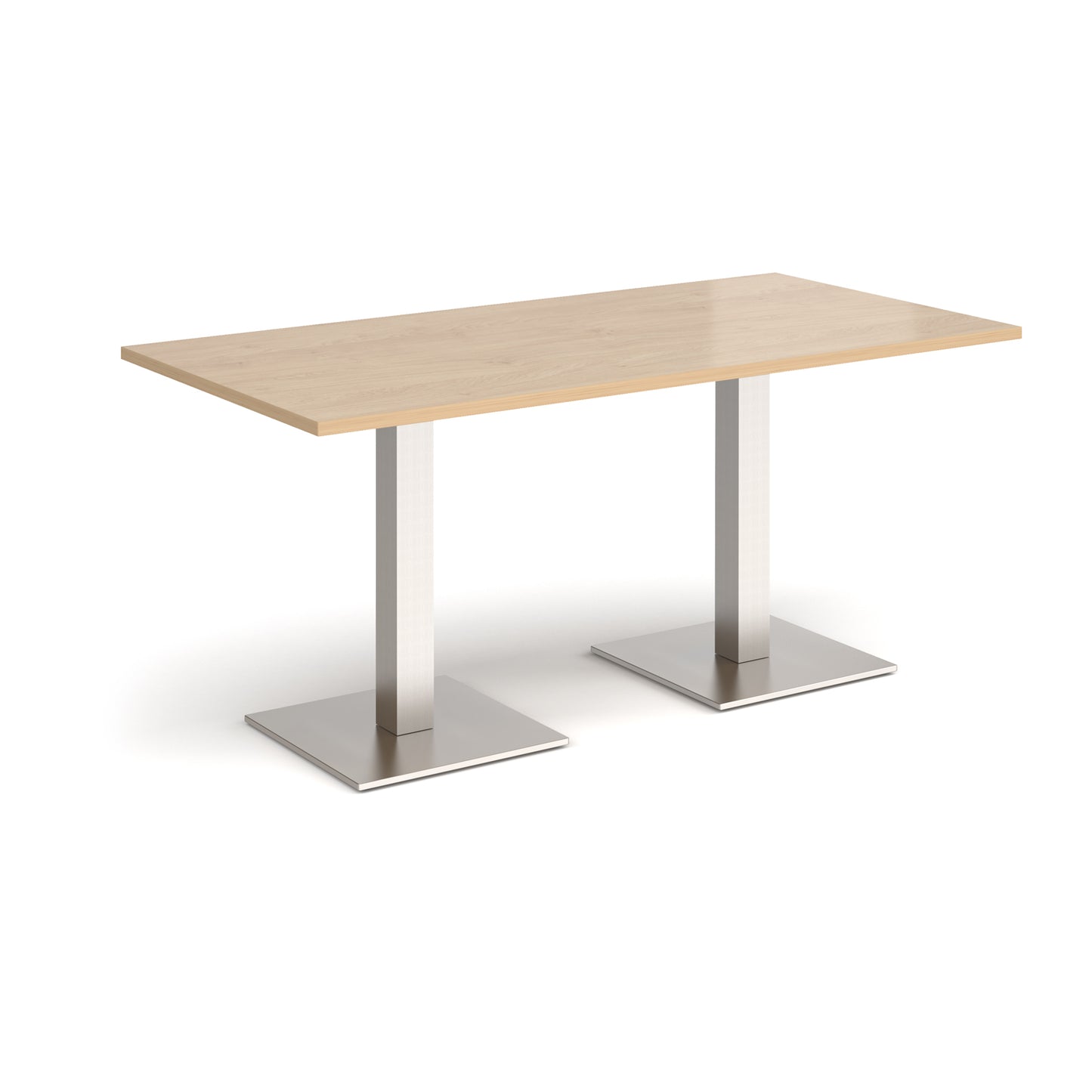 Brescia rectangular dining table with square bases