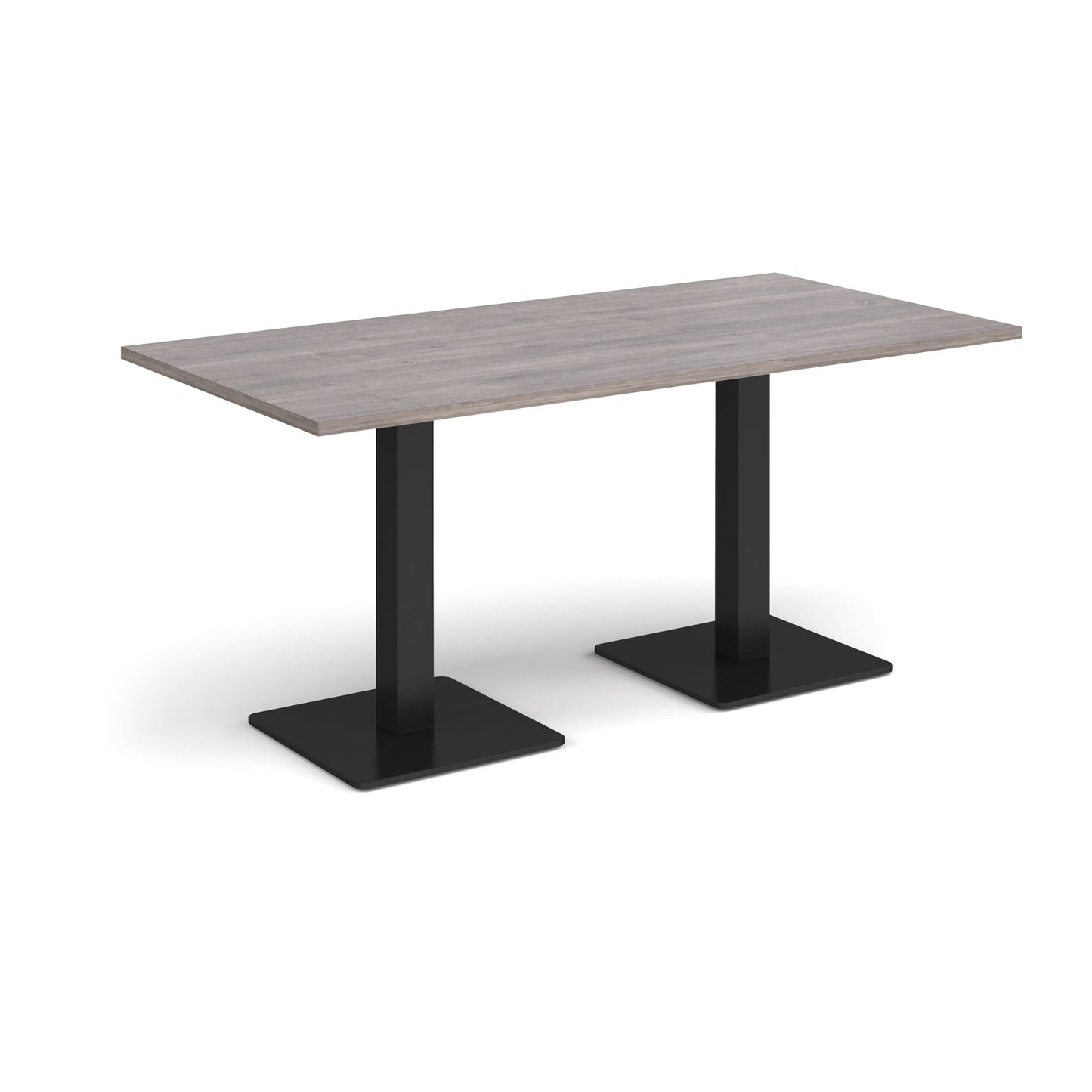 Brescia rectangular dining table with square bases