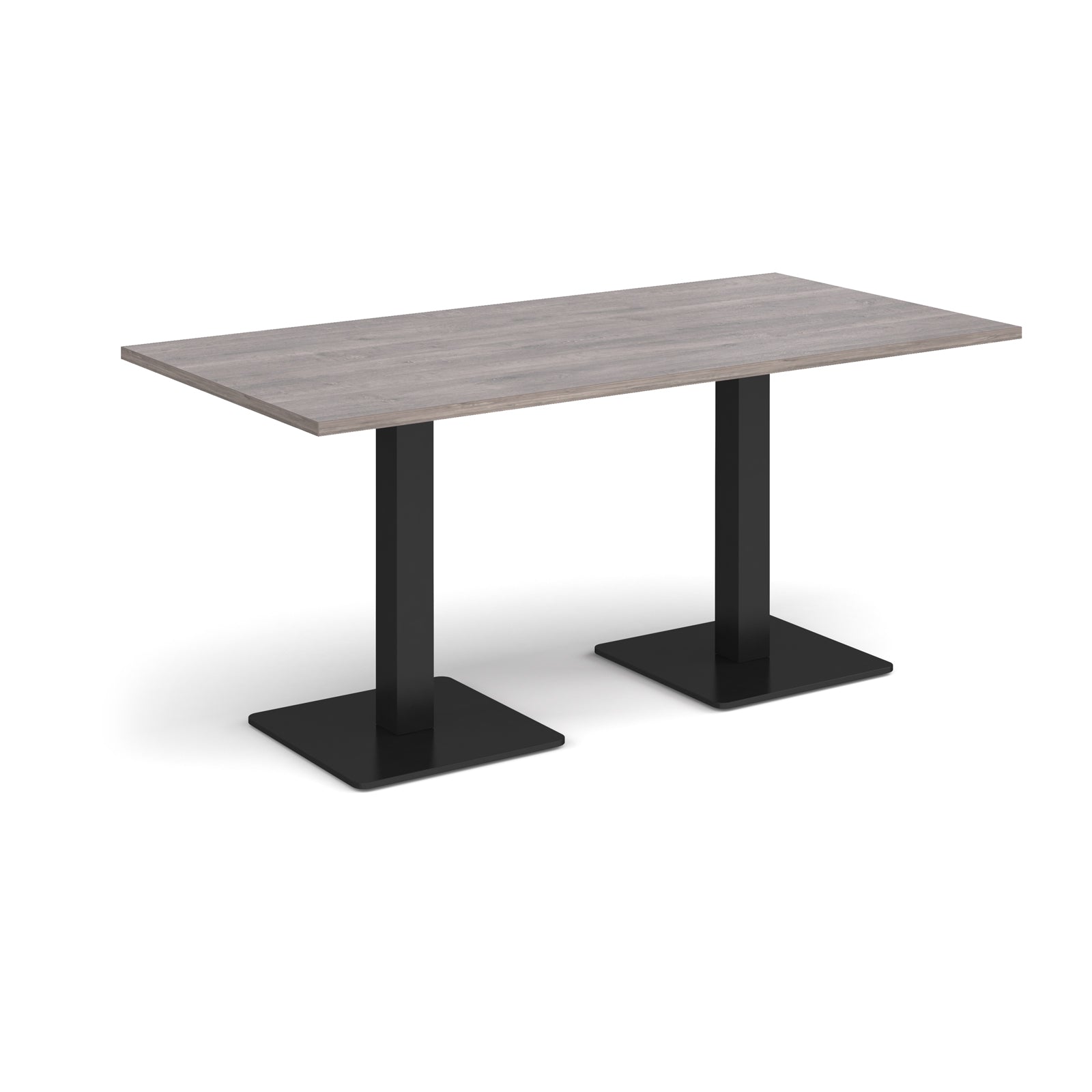 Brescia rectangular dining table with square bases