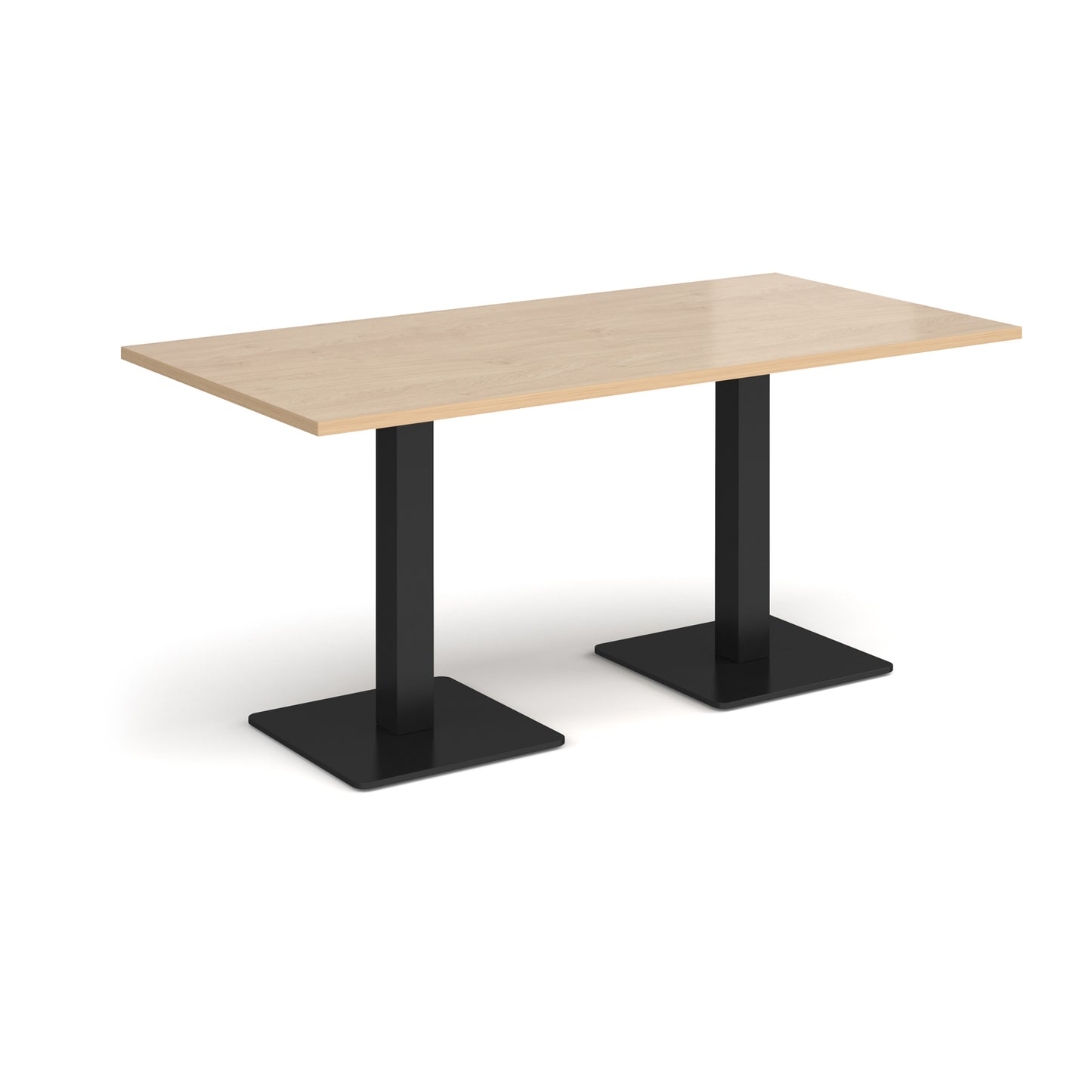 Brescia rectangular dining table with square bases